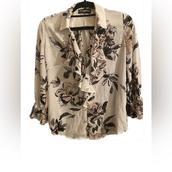 Karl Lagerfeld top, size XS - Picture 1 of 3